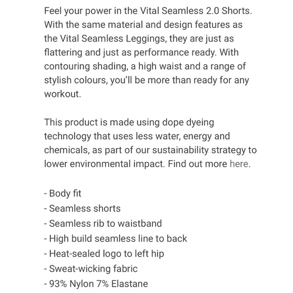 Gymshark solid Black vital seamless high waisted athletic shorts - Picture 7 of 8